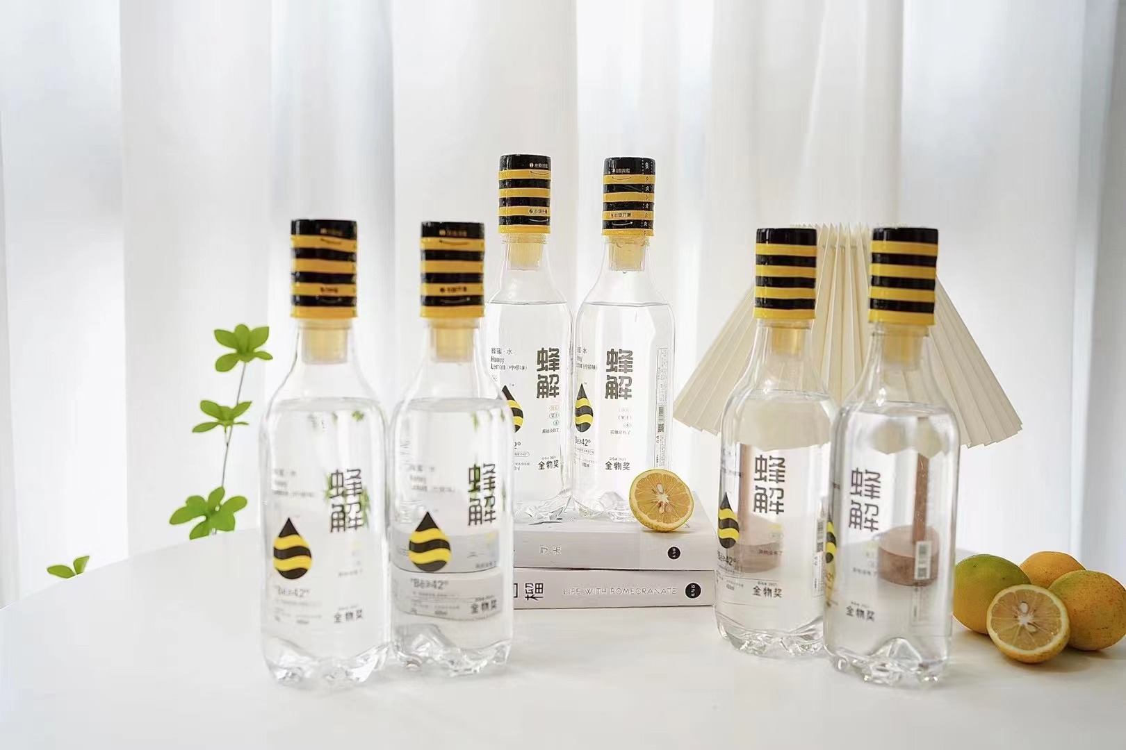 蜂解鲜存蜂蜜水6瓶/箱便携装蜂蜜柠檬汁纯净水